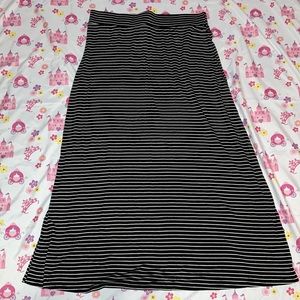 Black and white skirt